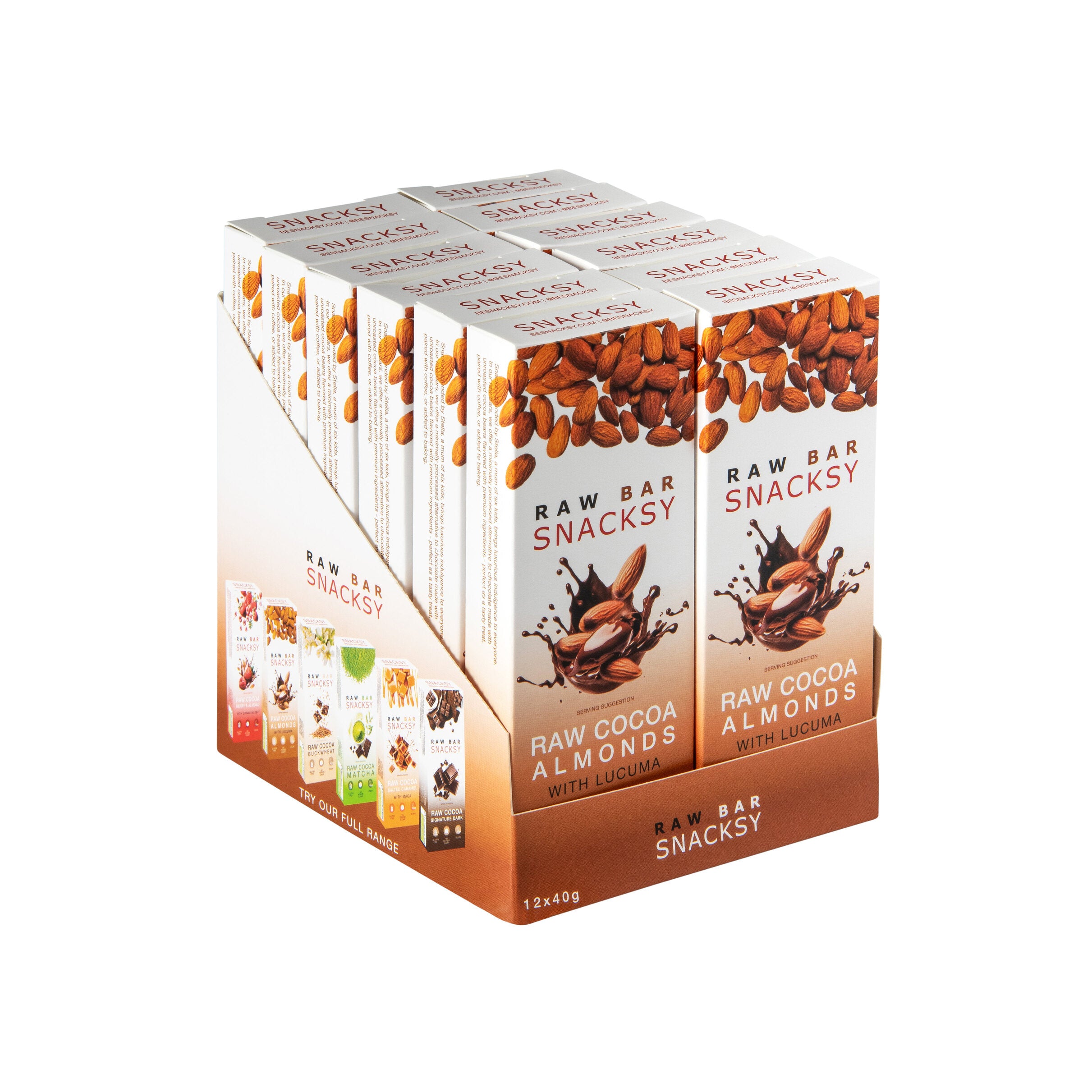 12 x 40g - ALMONDS WITH LUCUMA
