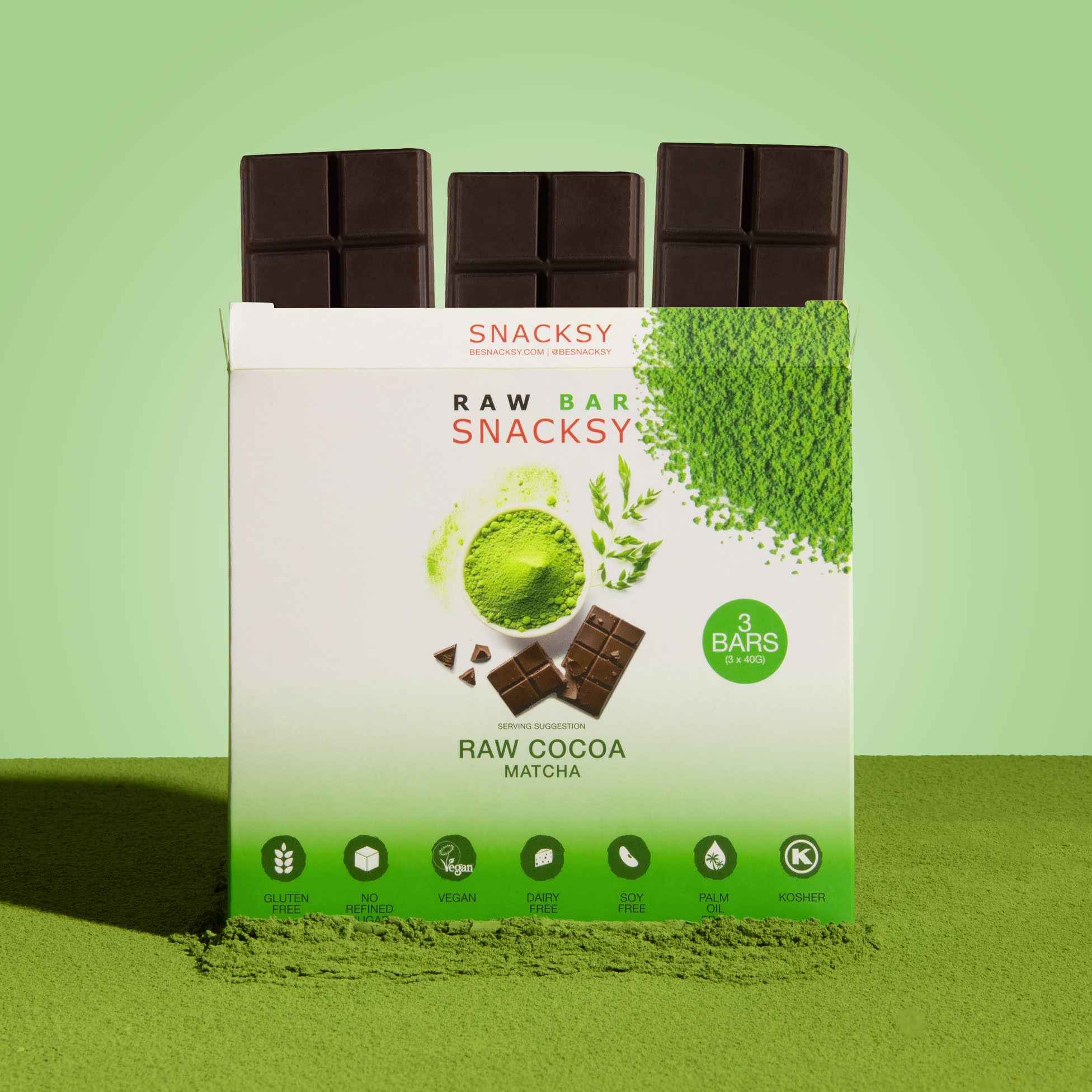 3 x 40g - MATCHA