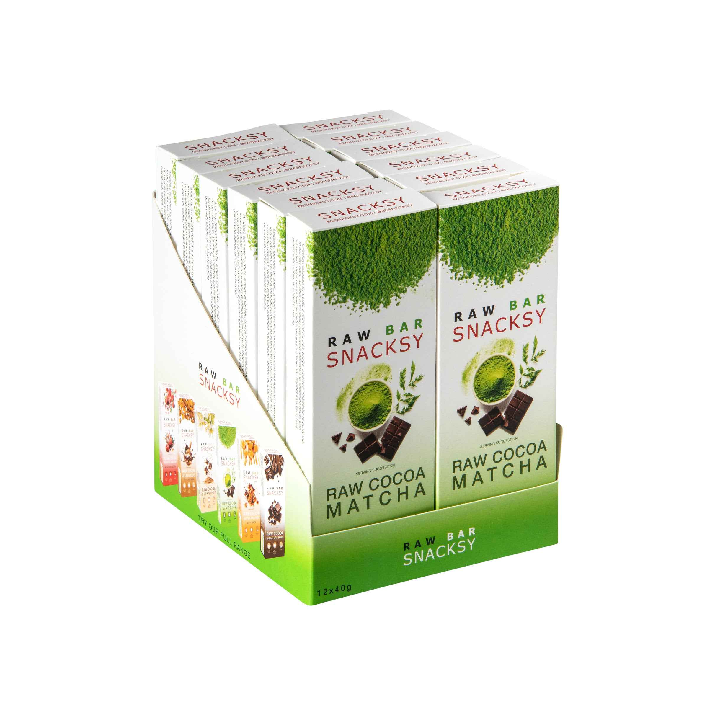 12 x 40g - MATCHA