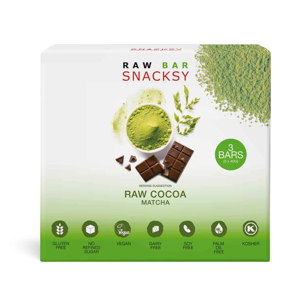 3 x 40g - MATCHA